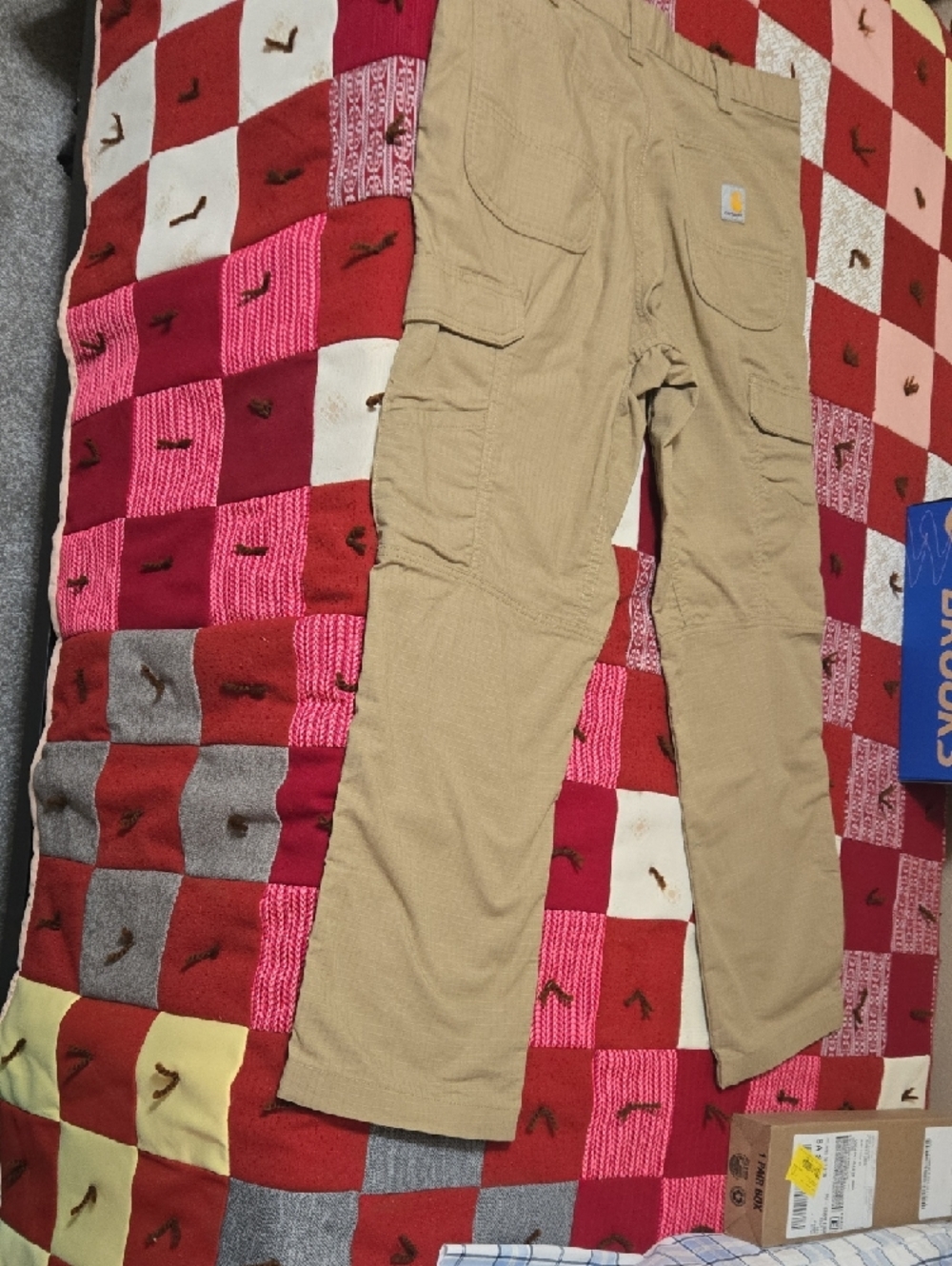 Carhartt Khaki Relaxed Fit Cargo Pants - Picture 5 of 6